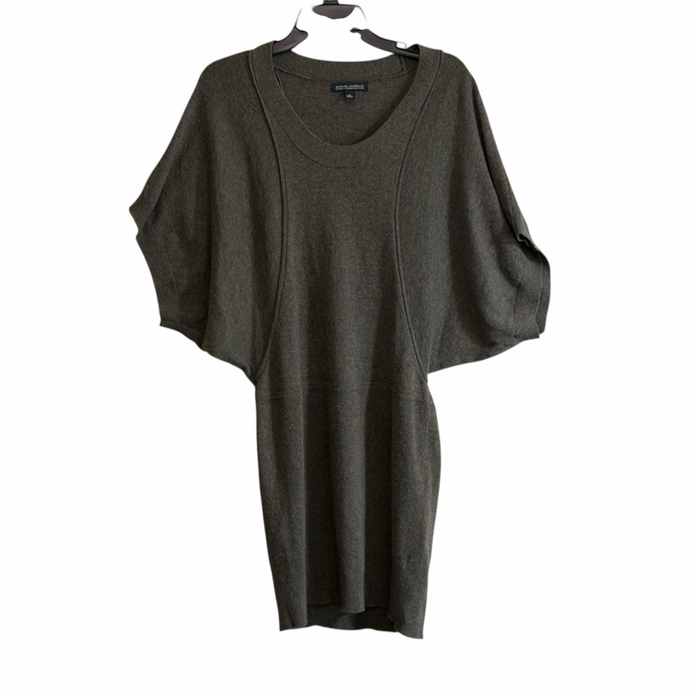 Banana Republic Luxury Cashmere Blend Dolman Sweater Dress Green Small